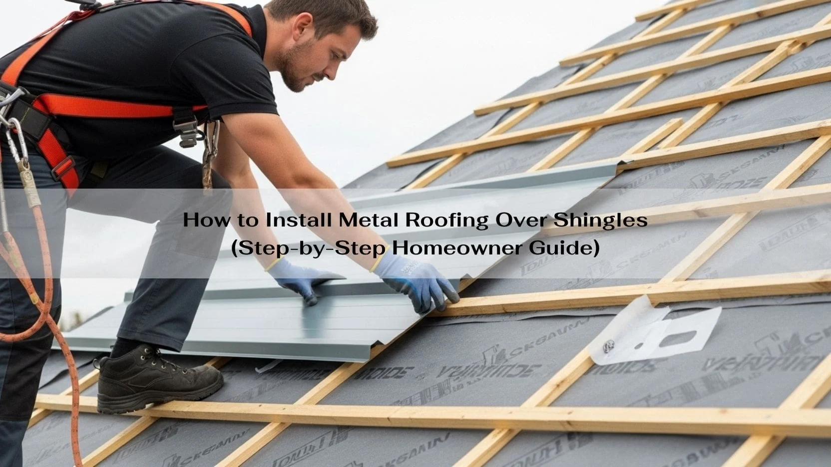 How to Install Metal Roofing Over Shingles