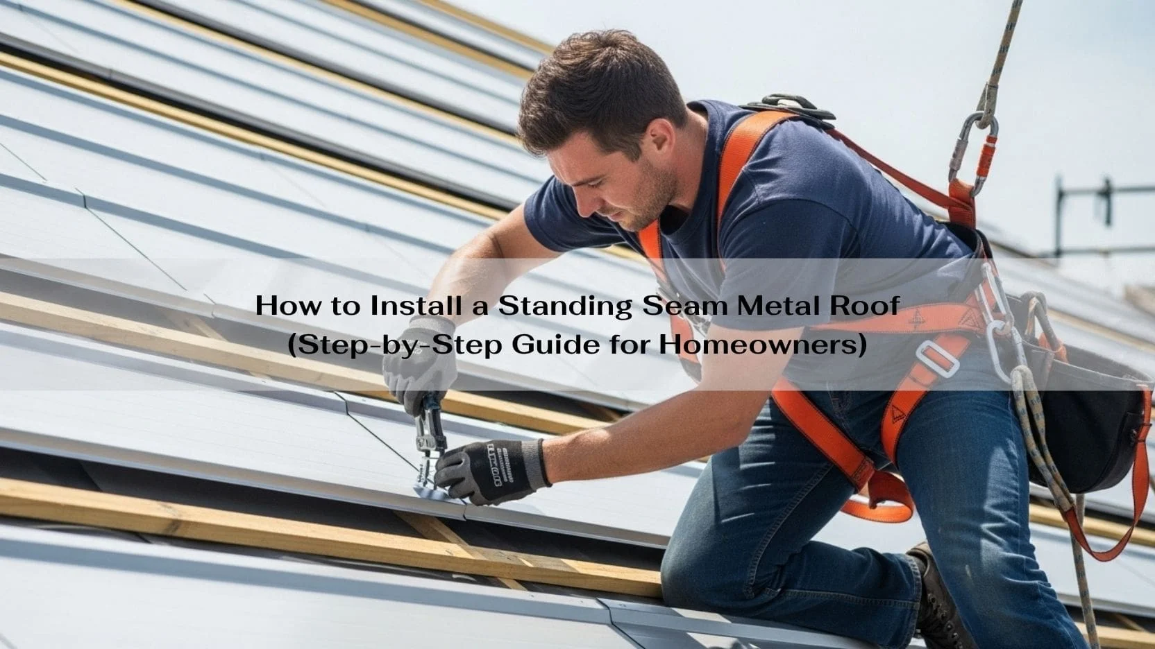 How to Install a Standing Seam Metal Roof