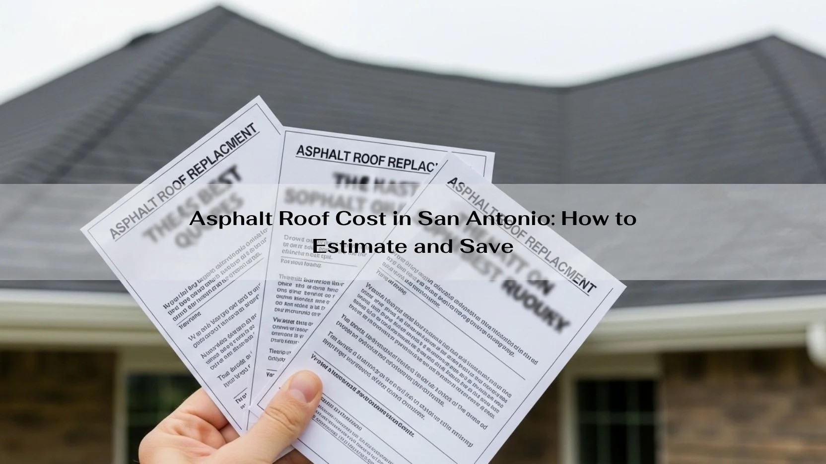 Asphalt Roof Cost in San Antonio
