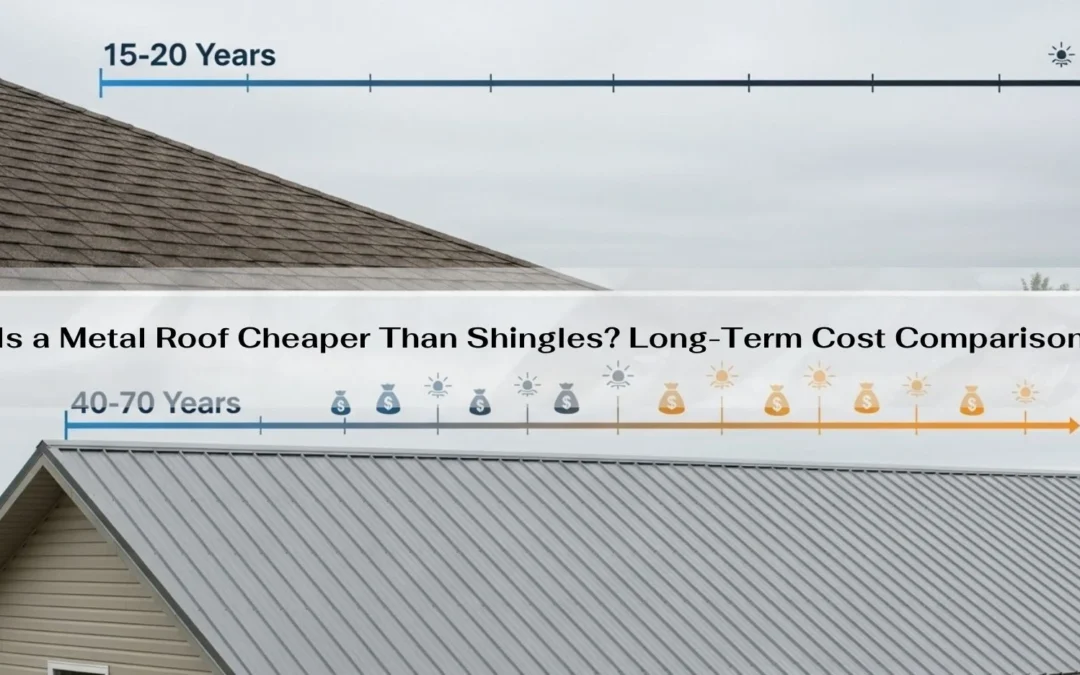 Is a Metal Roof Cheaper Than Shingles? Long-Term Cost Comparison