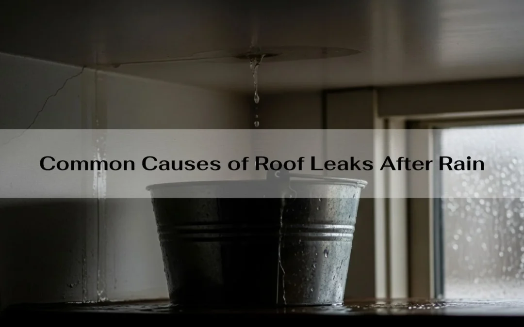 Common Causes of Roof Leaks After Rain