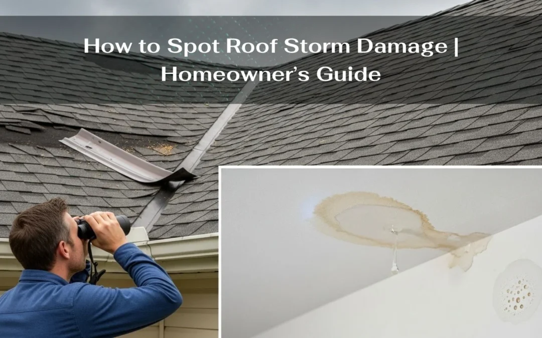 How to Spot Roof Storm Damage | Homeowner’s Guide