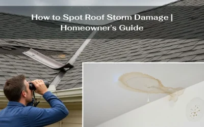 How to Spot Roof Storm Damage | Homeowner’s Guide