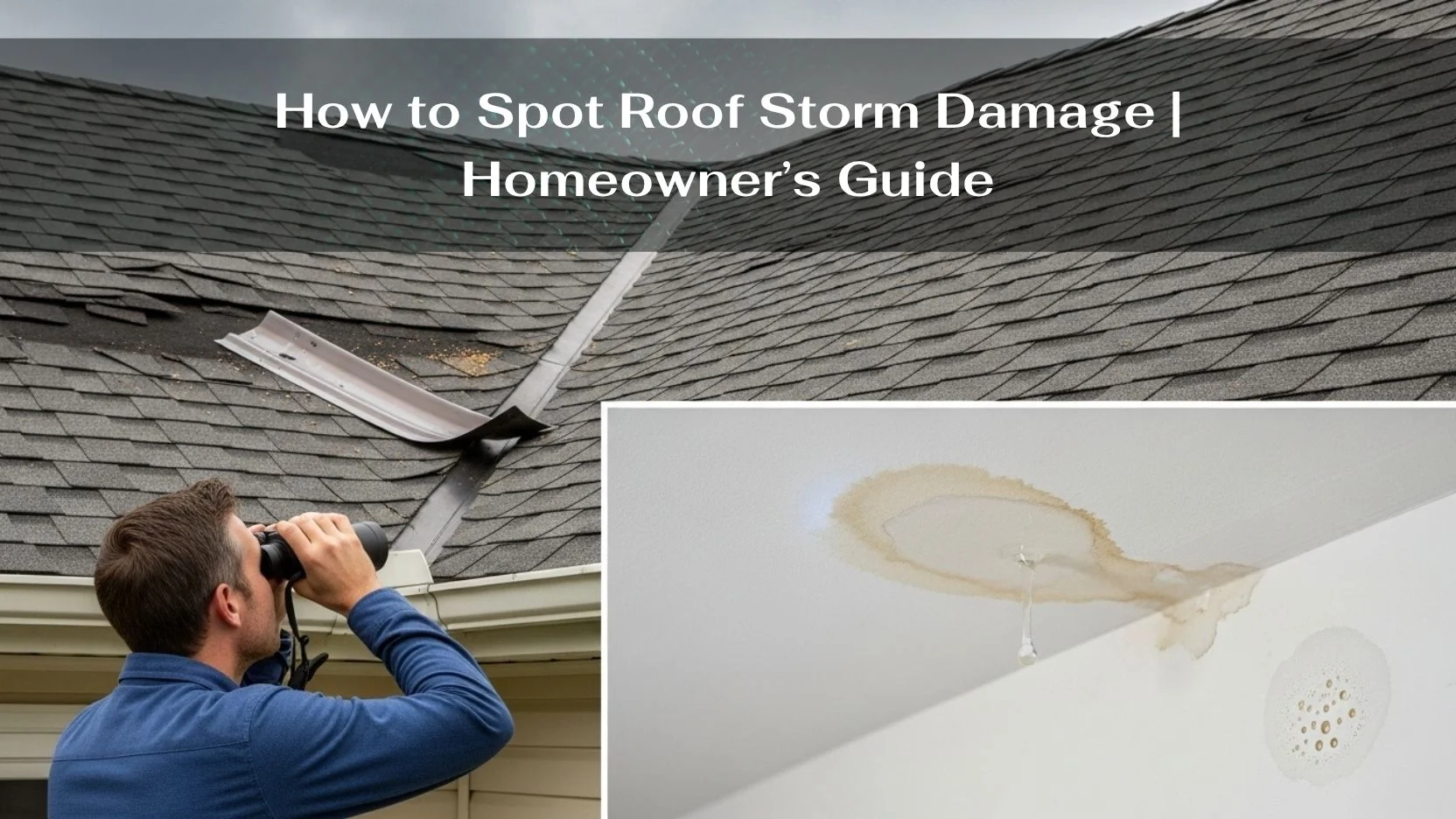 How to Spot Roof Storm Damage