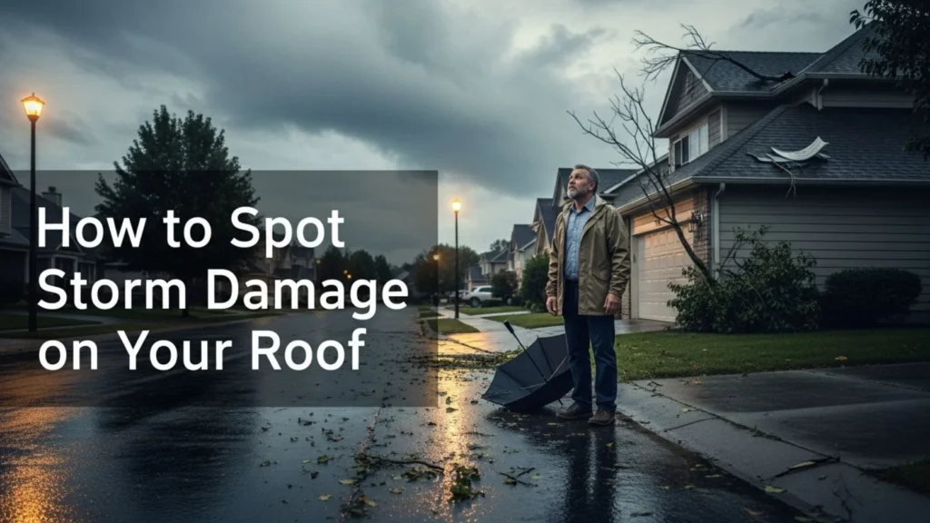 How to Spot Storm Damage on Your Roof
