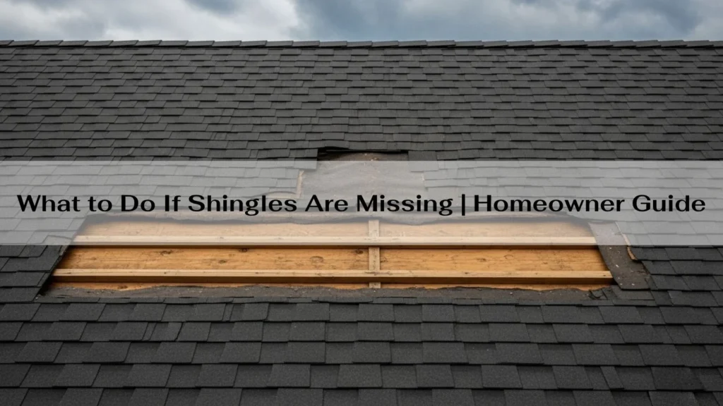 What to Do If Shingles Are Missing
