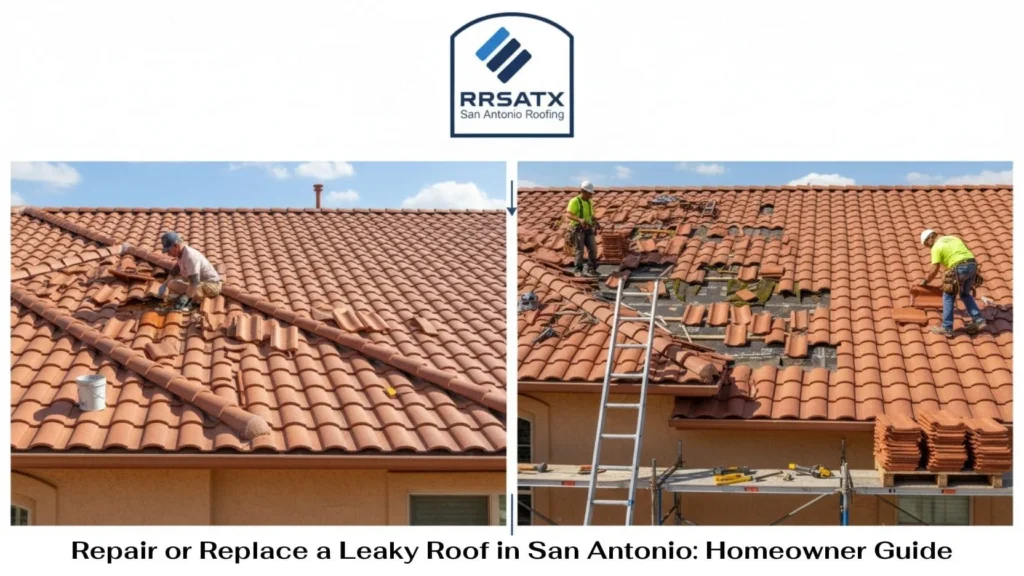 Repair or Replace a Leaky Roof in San Antonio