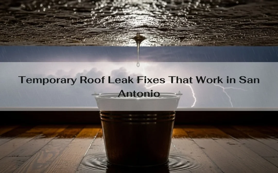 Temporary Roof Leak Fixes That Work in San Antonio