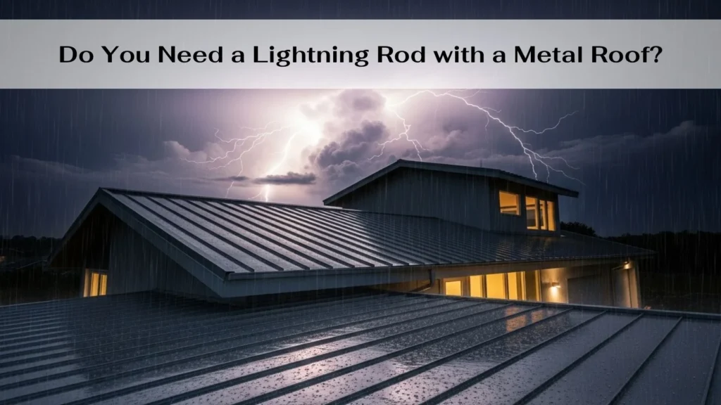 Do You Need a Lightning Rod with a Metal Roof?
