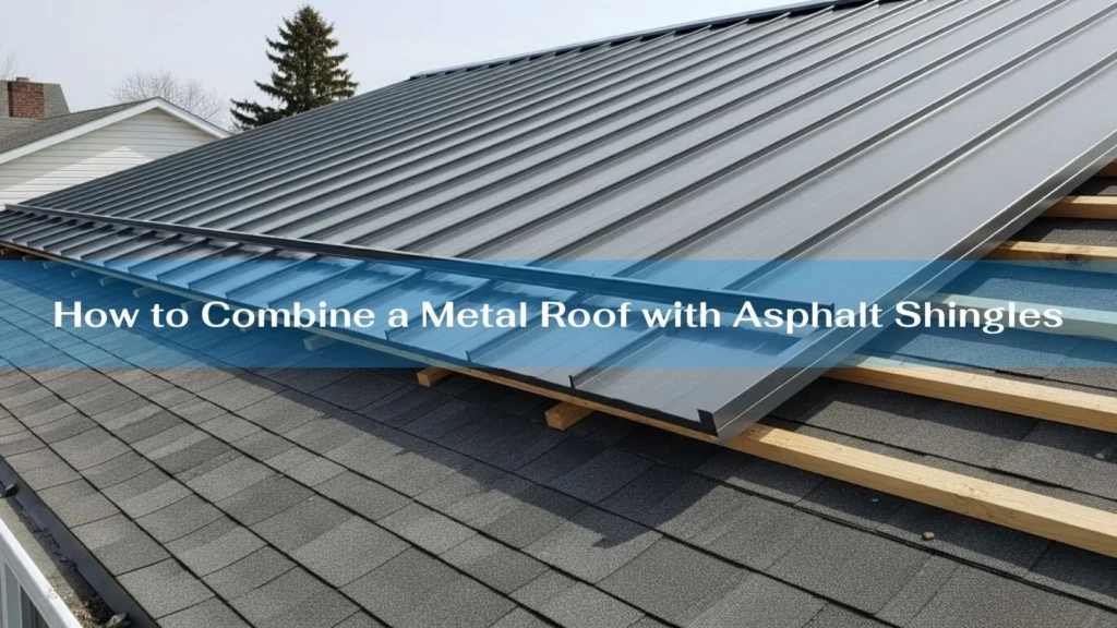 How to Combine a Metal Roof with Asphalt Shingles