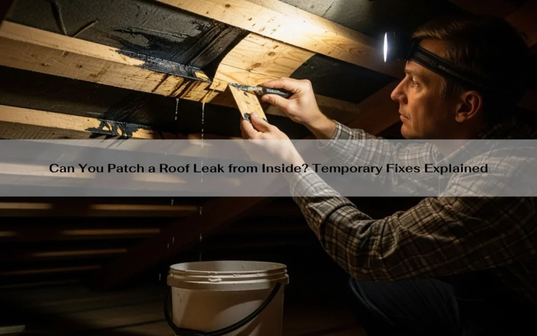 Can You Patch a Roof Leak from Inside? Temporary Fixes Explained