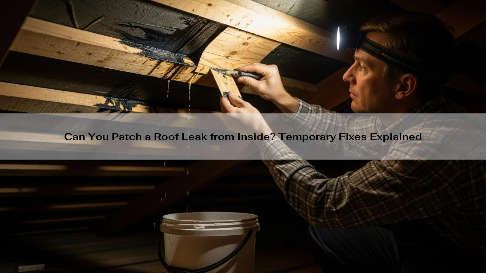 Can You Patch a Roof Leak from Inside
