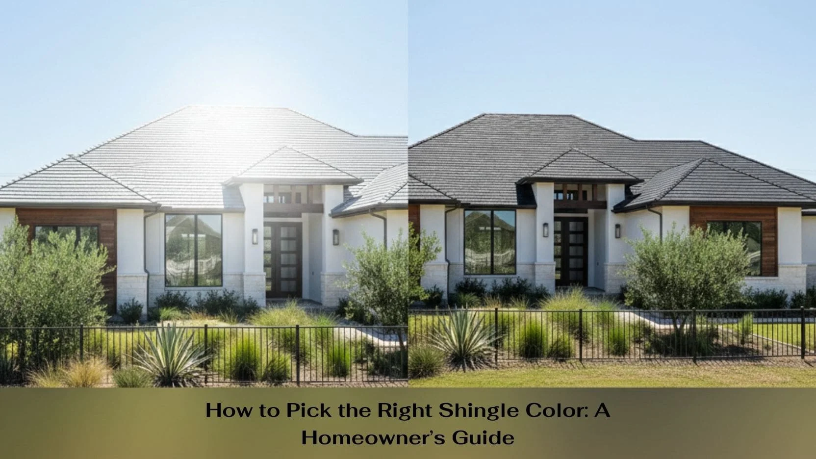 How to Pick the Right Shingle Color