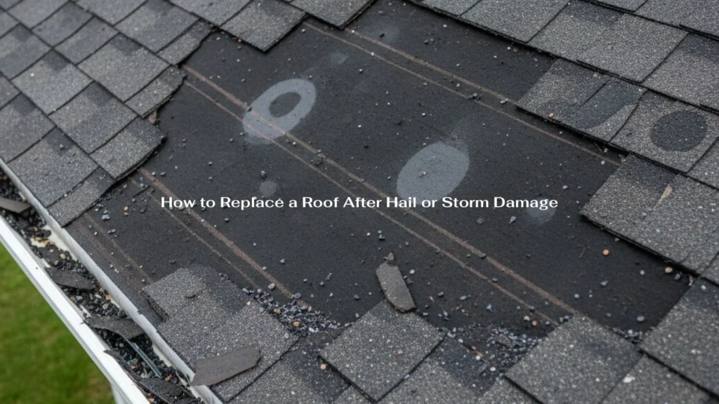 How to Replace a Roof After Hail or Storm Damage