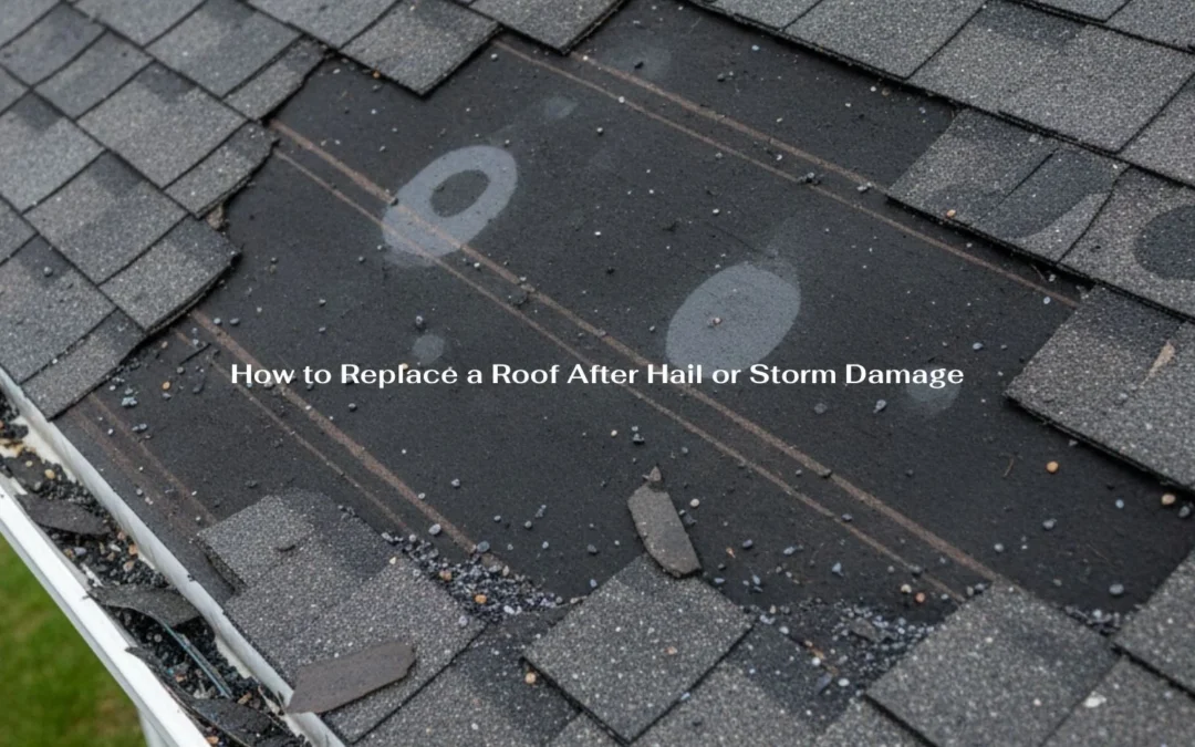 How to Replace a Roof After Hail or Storm Damage