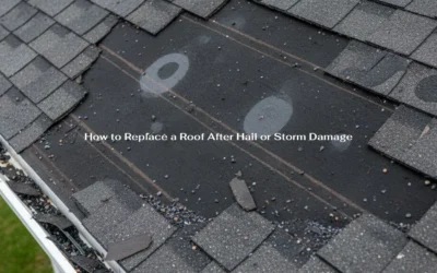How to Replace a Roof After Hail or Storm Damage