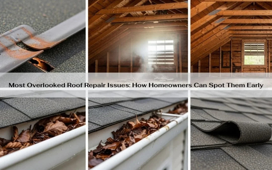 Most Overlooked Roof Repair Issues: How Homeowners Can Spot Them Early