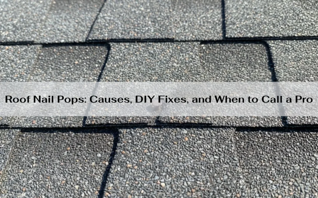 Roof Nail Pops: Causes, DIY Fixes, and When to Call a Pro