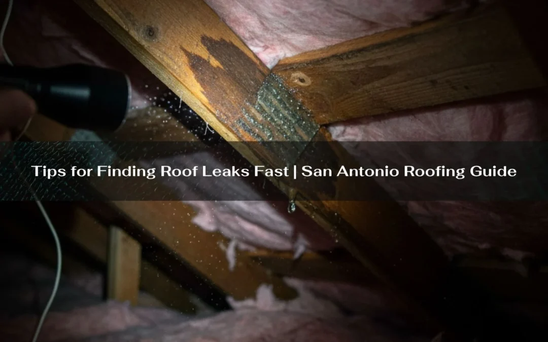 Tips for Finding Roof Leaks Fast | San Antonio Roofing Guide