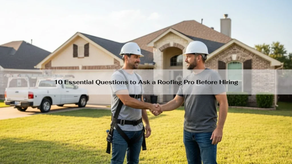 10 Essential Questions to Ask a Roofing Pro Before Hiring