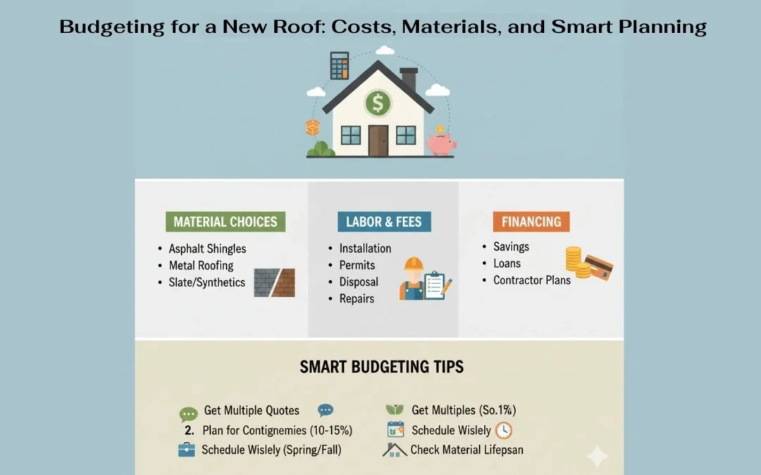 Budgeting for a New Roof: Costs, Materials, and Smart Planning