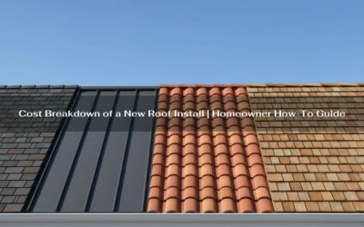 Cost Breakdown of a New Roof Install | Homeowner How-To Guide