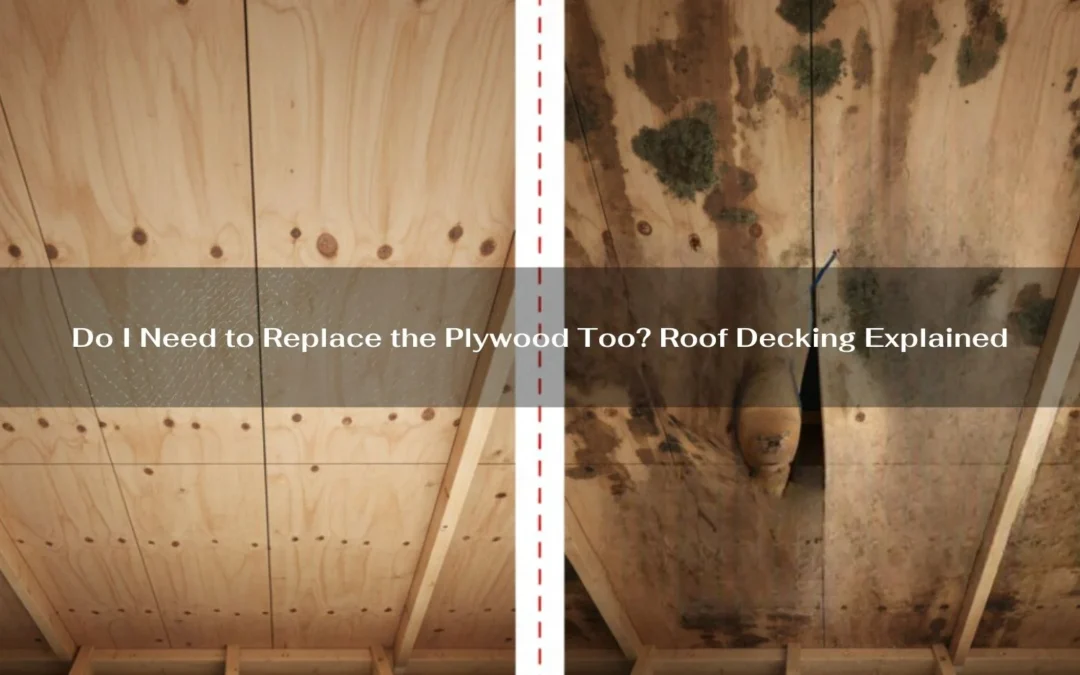 Do I Need to Replace the Plywood Too? Roof Decking Explained