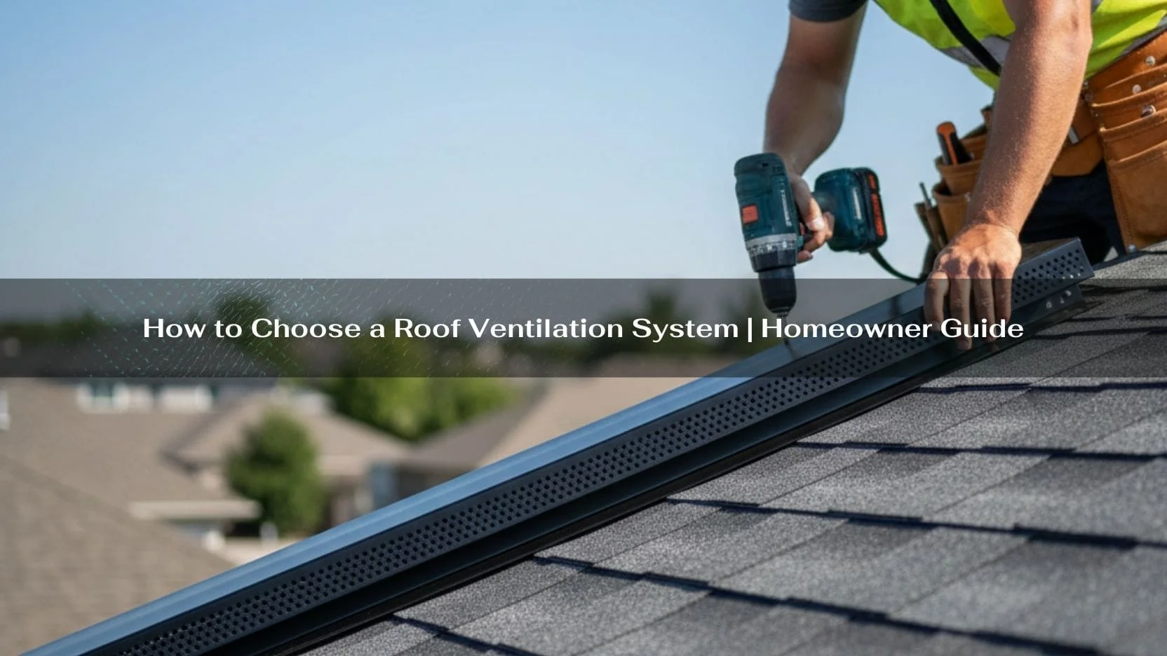 How to Choose a Roof Ventilation System