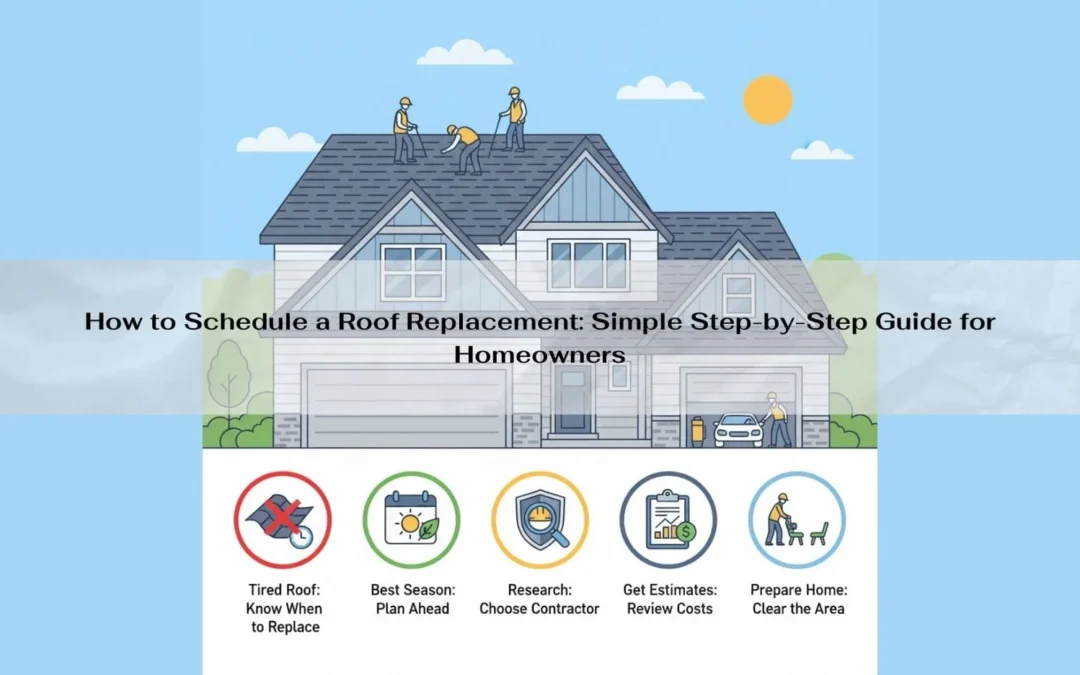 How to Schedule a Roof Replacement: Simple Step-by-Step Guide for Homeowners