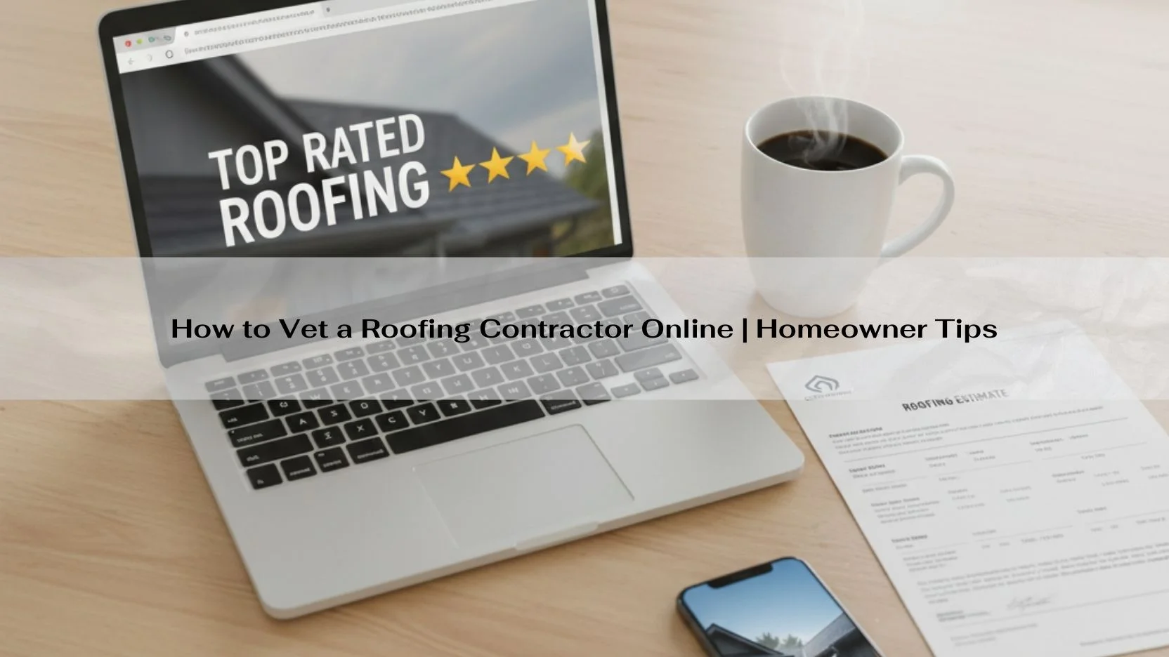 How to Vet a Roofing Contractor Online