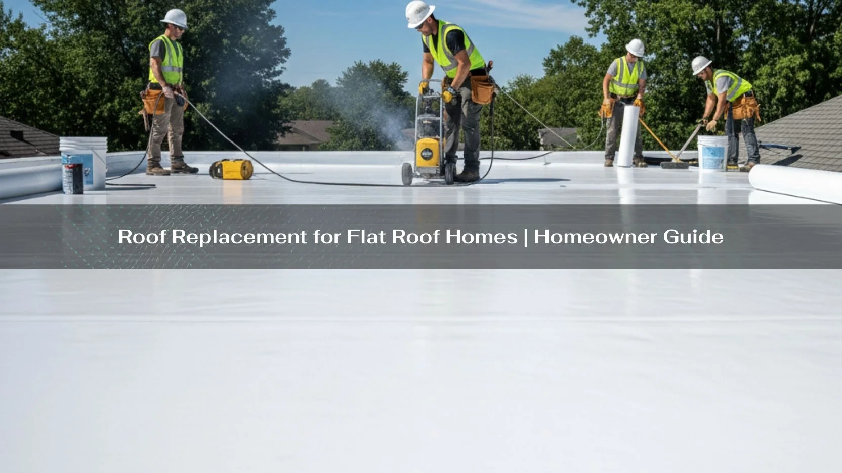 Roof Replacement for Flat Roof Homes