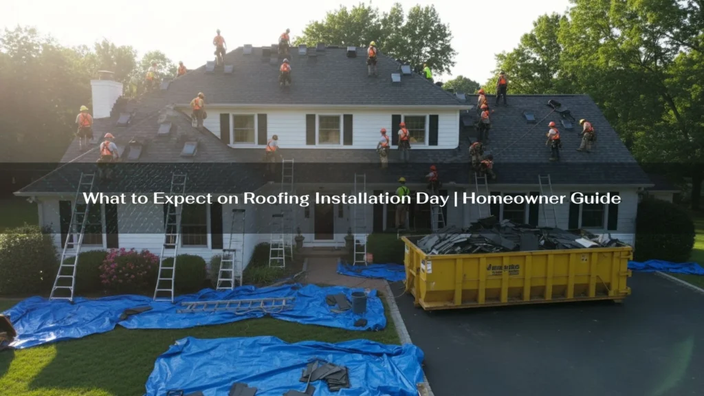 what to expect on roofing installation day