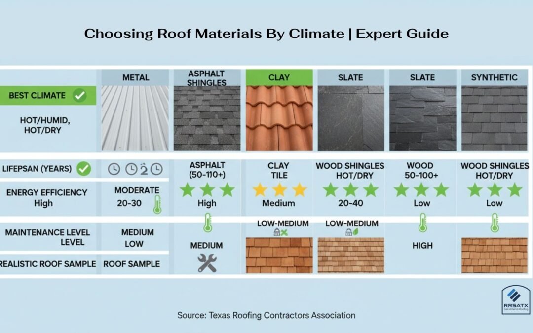 Choosing Roof Materials By Climate | Expert Guide