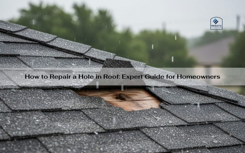How to Repair a Hole in Roof