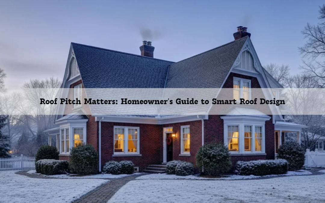 Roof Pitch Matters: Homeowner’s Guide to Smart Roof Design