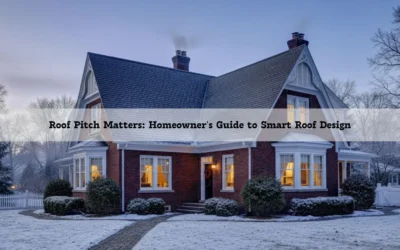 Roof Pitch Matters: Homeowner’s Guide to Smart Roof Design