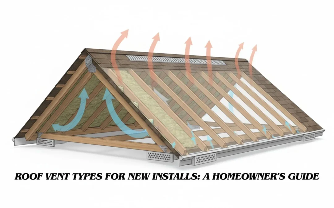 Roof Vent Types for New Installs: A Homeowner’s Guide