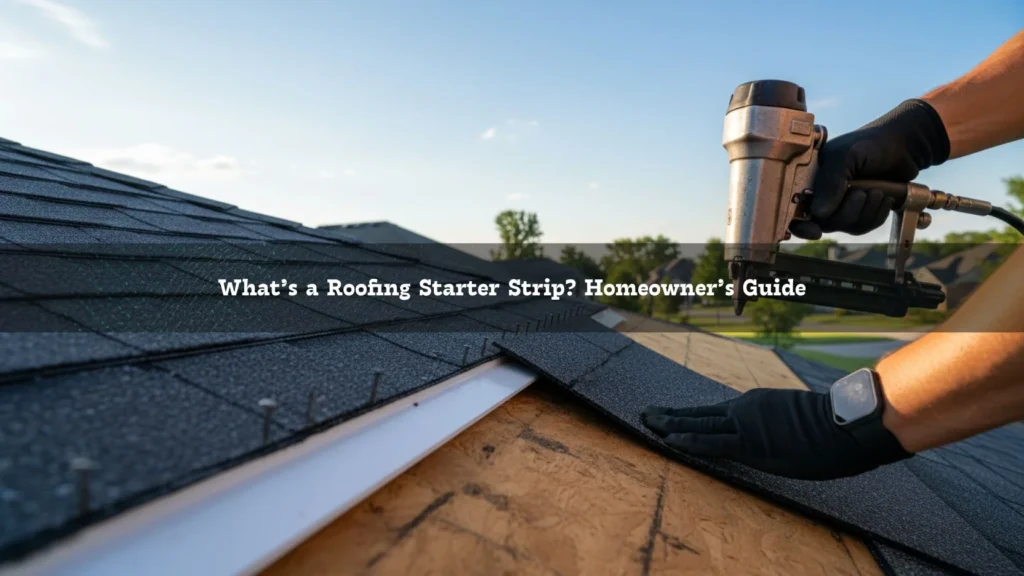 What’s a Roofing Starter Strip