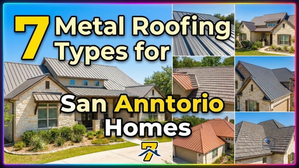 7 Metal Roofing Types for San Antonio Homes