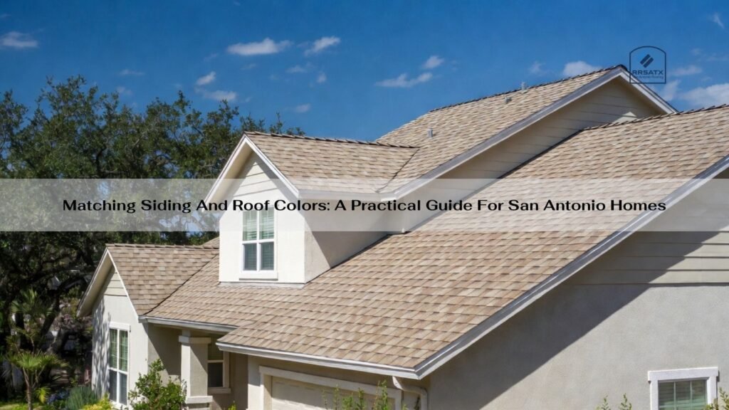 Matching Siding and Roof Colors