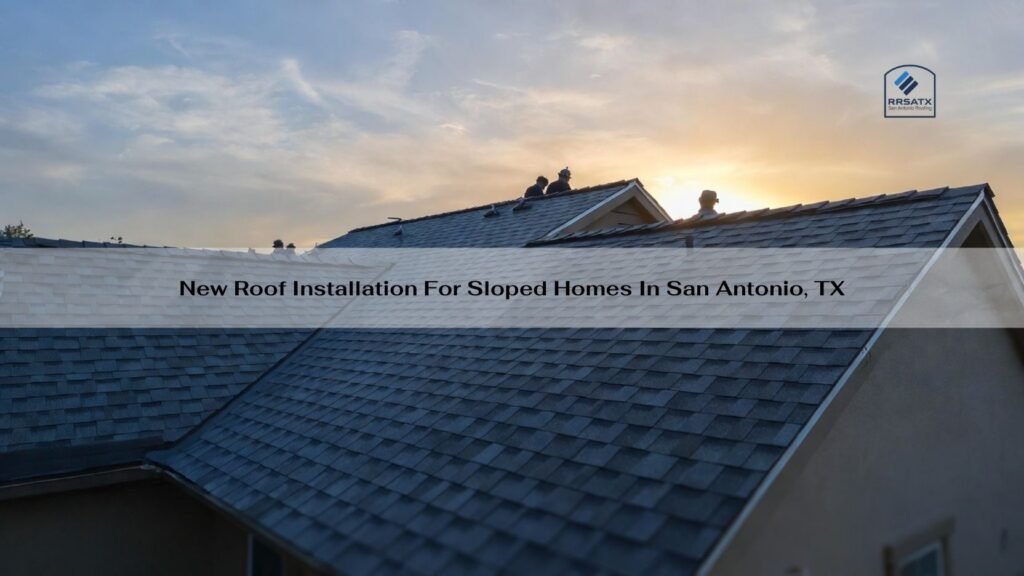 New Roof Installation for Sloped Homes