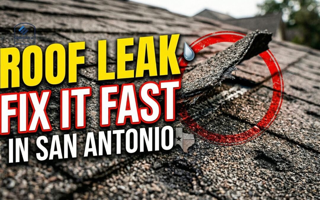 Roof Leak Fix It Fast In San Antonio