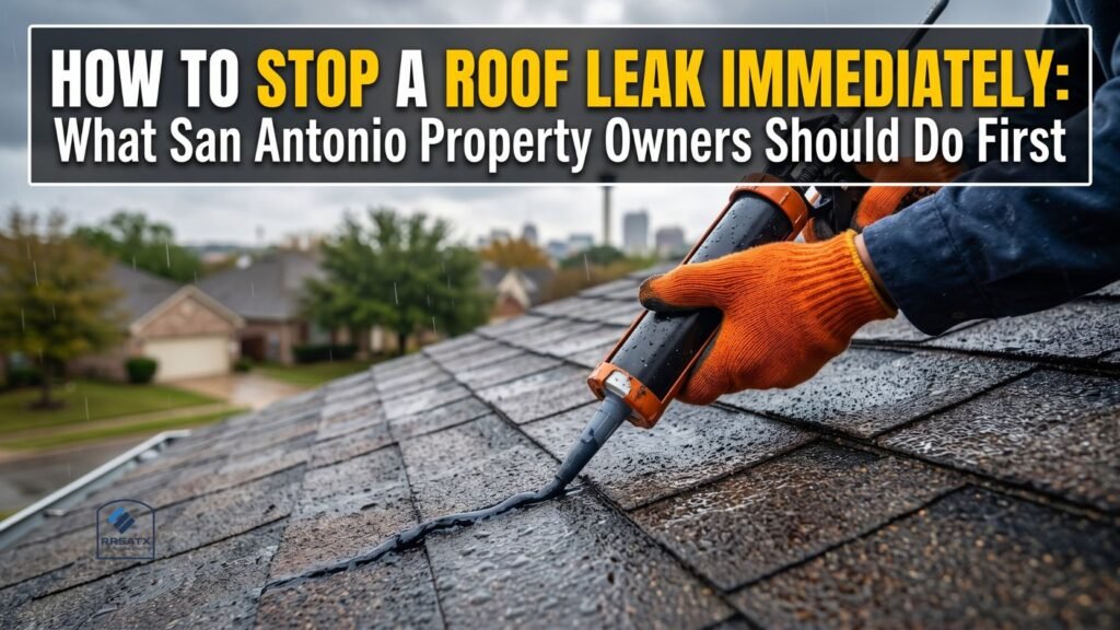 How to Stop a Roof Leak Immediately