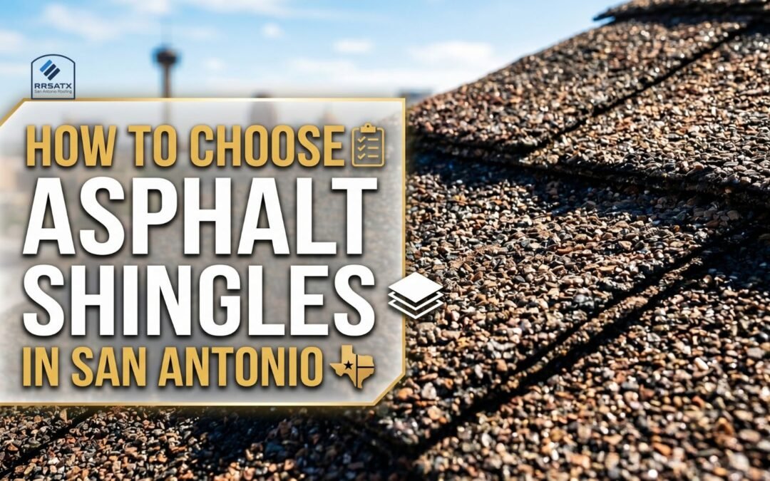 How To Choose Asphalt Shingles In San Antonio