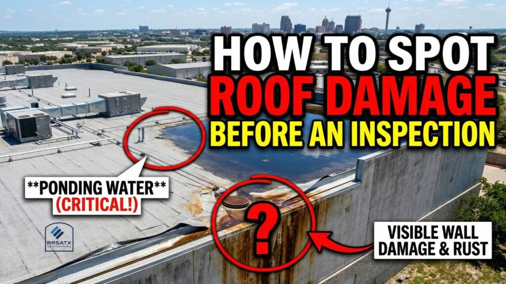 How to Spot Roof Damage Before an Inspection