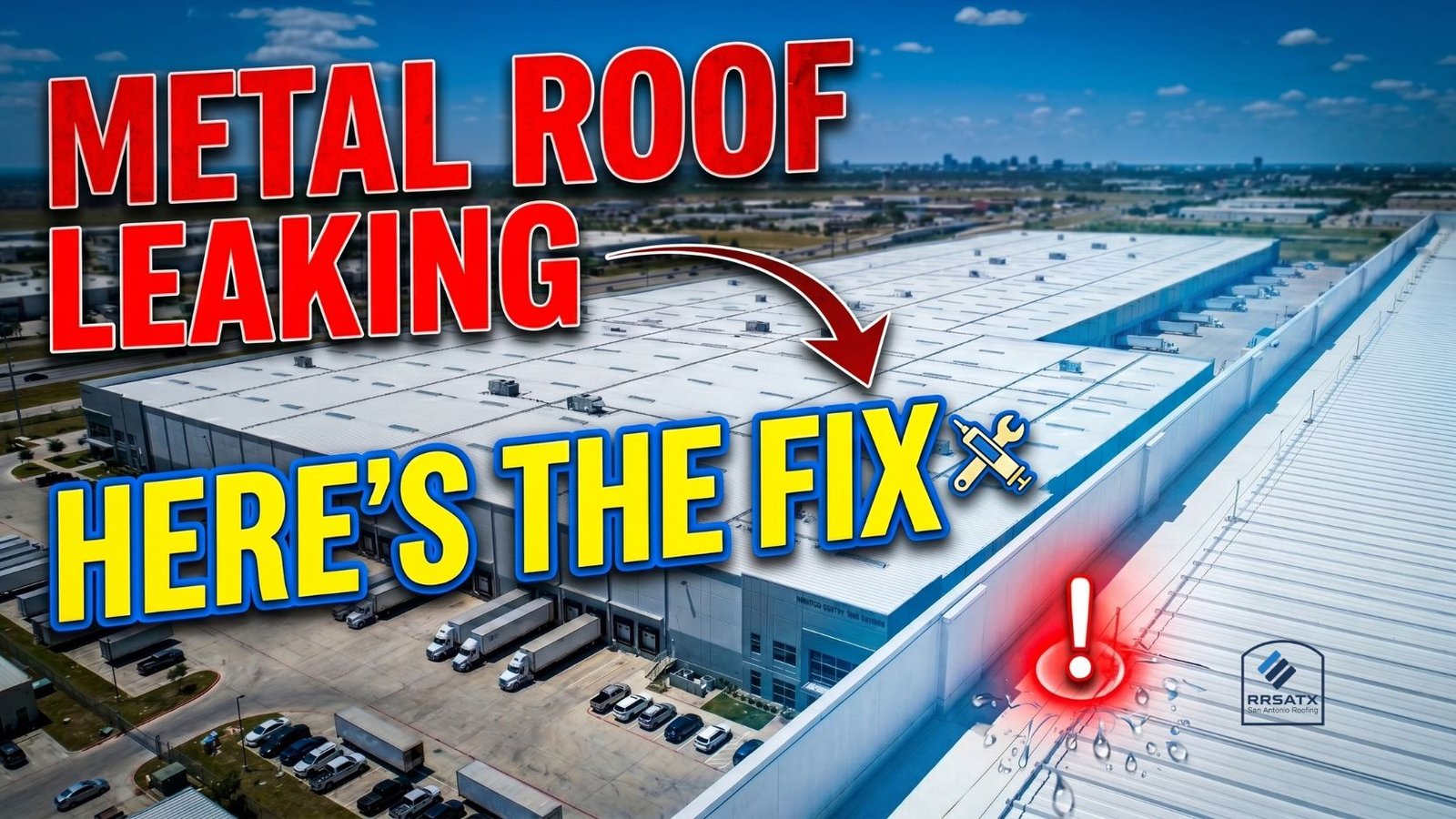 Metal Roof Leaking Here’s the Fix