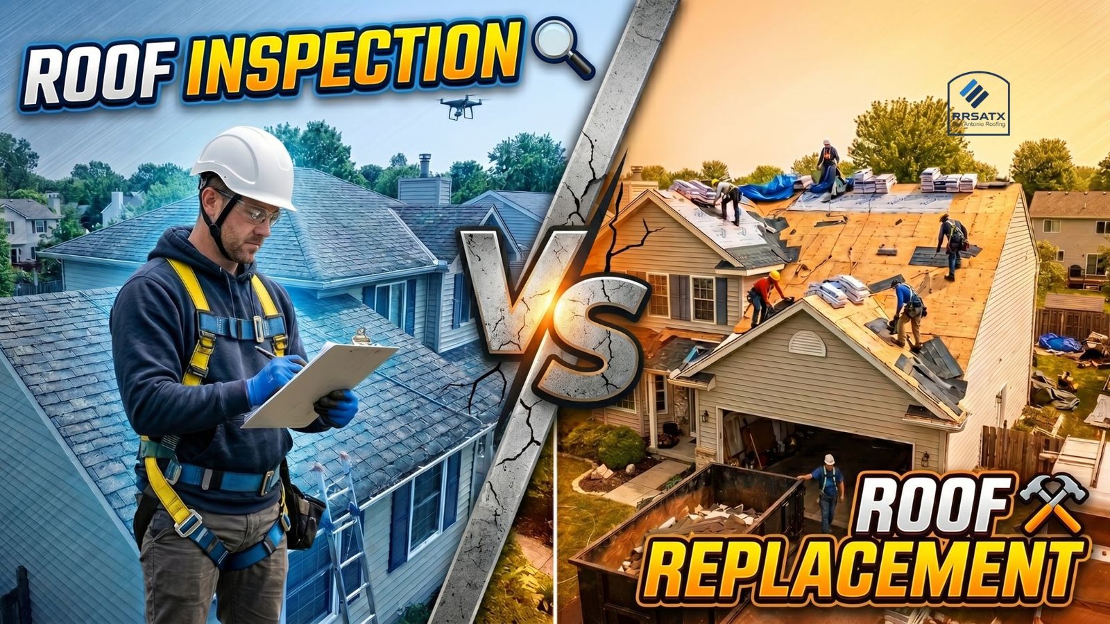 Roof Inspection vs Roof Replacement