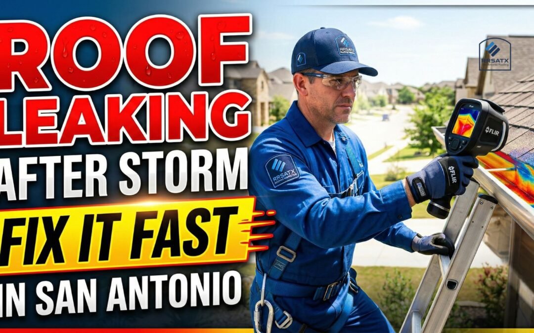 Roof Leaking After Storm Fix It Fast In San Antonio