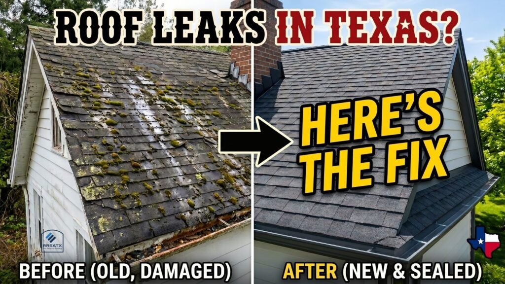 Roof Leaks in Texas Here’s the Fix