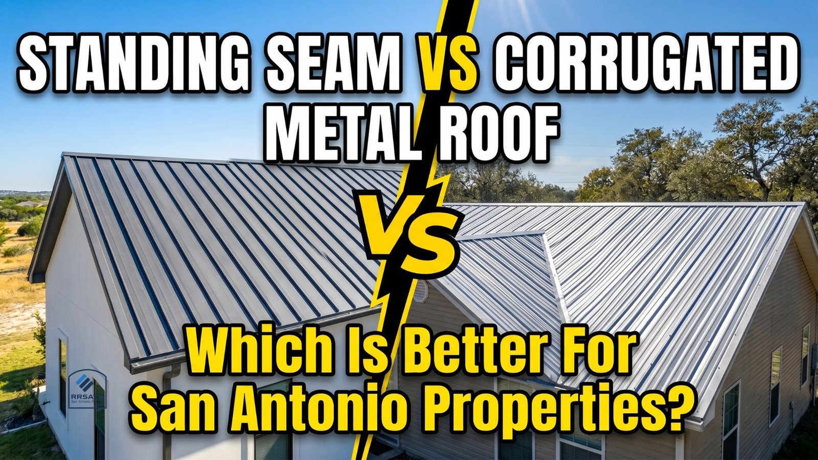 Standing Seam vs Corrugated Metal Roof